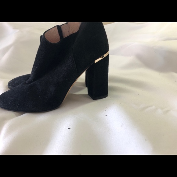 Kate Spade Black Suede Boots - Picture 3 of 4